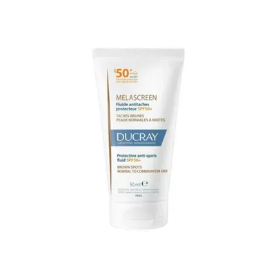 Produktbild von Ducray Melascreen Schützendes Anti-Flecken-Fluid für normale Mischhaut SPF50+ 50 ml