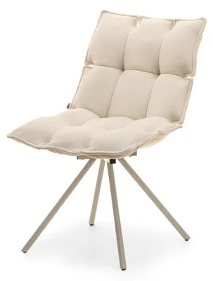 Obrázek produktu pro Designová otočná židle CALIDO - krémová / béžová