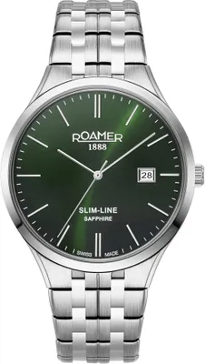 Obrázek produktu pro Pánské klasické hodinky ROAMER 512833 41 75 20, zelené, pro páry