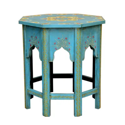 Produktbild von Orientalischer Beistelltisch Saada Blau L