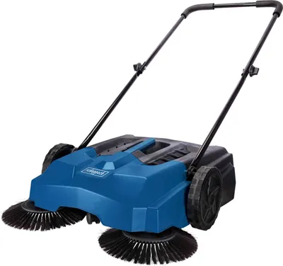 Produktbild von Scheppach Handkehrmaschine Trike-S | 22 L Kehrbehälter | 650 mm Kehrbreite
