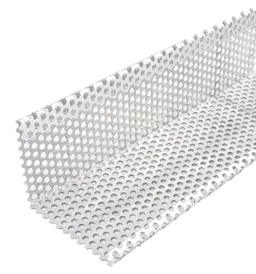 Produktbild von Fassadenprofile Kiesfangleiste Aluminium 100cm 80x90mm Dachrandprofil gelocht Abschlussprofil