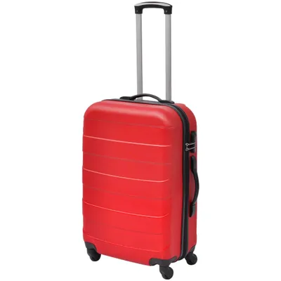 Immagine prodotto di vidaXL Set di valigie rigide 3 pezzi rosso 45,5/55/66 cm