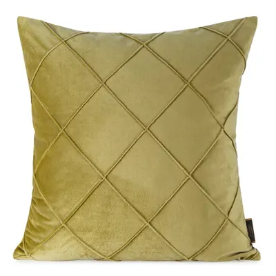 Productafbeelding van Decoratieve kussenhoes, sofa kussen, NALA 2, mosterdgeel, geel, 45x45 cm, mosterdgeel, geel