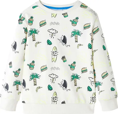 Produktbild von Kinder-Sweatshirt Helles Ecru 128