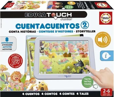 Produktbild von Lernspielzeug, EDUCA Touch Junior, Geschichtenerzähler, 4 Geschichten, 8 Lernaktivitäten, 2-6 Jahre