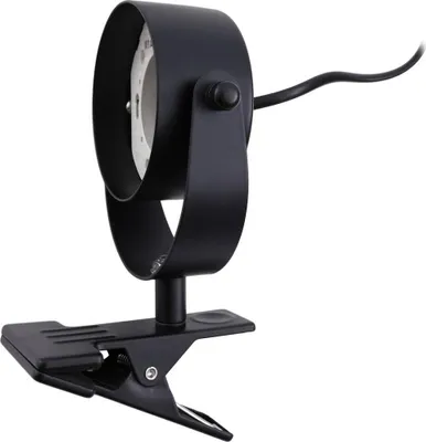 Produktbild von Lindby Klemmleuchte Jyla, schwarz matt, GX53
