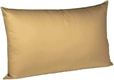 Produktbild von fleuresse Mako Satin Kissenbezug Colours Uni 40x60 cm Sand