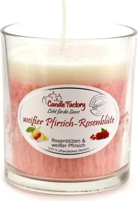 Produktbild von Weißer Pfirsich Rosenblüte - Party Light Duftkerze von Candle Factory