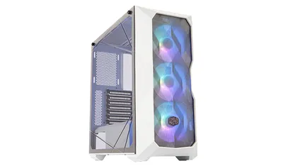 Produktbild von MasterBox TD500 MESH WHITE (weiß, Tempered Glass)