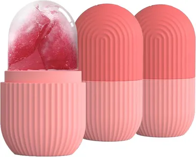 Produktbild von Eisroller 3er-Pack, Silikon, für Gesicht, Gesichtsmassage