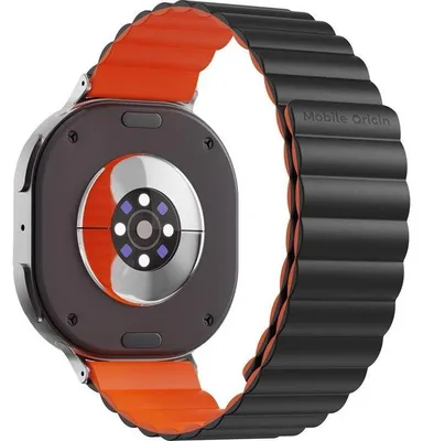 Imagen del producto de Mobile Origin MO-MGW8-BLK-ORG, Correa, Reloj inteligente, , Naranja, Samsung, Samsung Galaxy Watch 8, Silicona