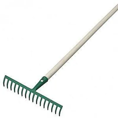 Produktbild von J.A.D. Tools 5484 Železné hrábě s násadou 150 cm, 16 zubů