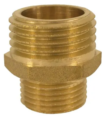 Immagine prodotto di Raccordo Ottone Ridotto, Nipplo 1/2" AG x 3/4" AG