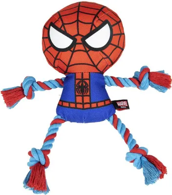 Produktbild von Spiderman Spielzeug für Hunde – Ideal zum Kuscheln & Ziehen