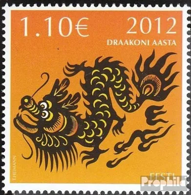 Produktbild von Briefmarken Estland 2012 Mi 721 (kompl.Ausg.) postfrisch Neujahr