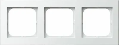 Produktbild von Schuko Steckdose Ausschalter Taster Lichtschalter Dimmer Schalter AS weiß Rahmen 3fach R-3G/00