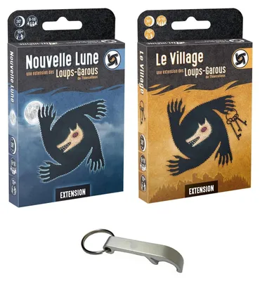 Produktbild von Set mit 2 Erweiterungssets für das Spiel "Weerwolven von Thiercelieux"