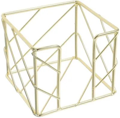 Produktbild von Unyqoos® Schreibtisch-Organizer aus hochwertigem Metall – elegant, offenes Design für Notizen und Schrein, platzsparend & langlebig