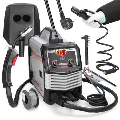 Immagine prodotto di Apparecchio di saldatura - Saldatrice professionale 4-in-1 - Inverter digitale - MIG, MMA, MAG, TIG