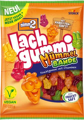 Storck nimm2 Lachgummi Mümmelbande Ostern Fruchtgummi Packung 225g