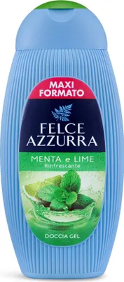 Image de Gel douche à la menthe et au citron vert de Felce Azzurra, 400 ml