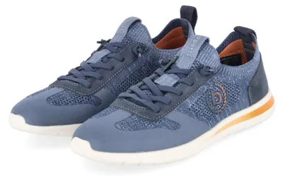 Image de Bugatti, baskets basses pour hommes, bleu, textile et synthétique, taille : 40