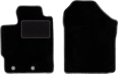 Immagine prodotto di Wielganizator tappetini auto velours anteriori adatto per Toyota Verso-S (2010-2015, minivan) neri, set 2 pz, con fissaggi
