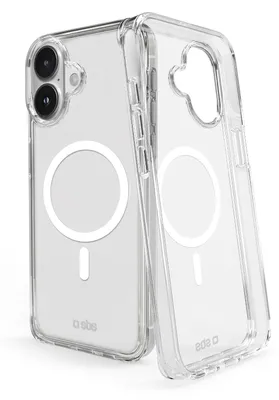 Immagine prodotto di SBS Cover trasparente rigida compatibile con ricarica MagSafe per iPhone 16