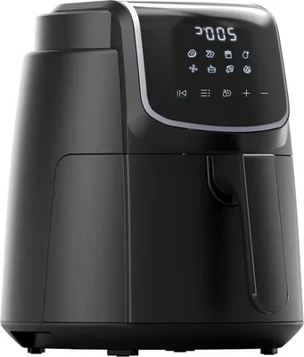 Obrázek produktu pro Digitální horkovzdušná fritéza 1500 W, 35 l, černá, zdravé pečení a grilování