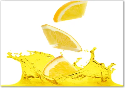 Produktbild von Tulup® Glas-Bild - 100 x 70 - Wandbild aus Glas - Wandkunst - Wandbild hinter gehärtetem Sicherheitsglas - Essen & Getränke - Zitronenscheiben - Gelb