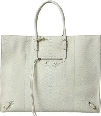 Produktbild von Balenciaga Tragetasche aus Leder in Weiss