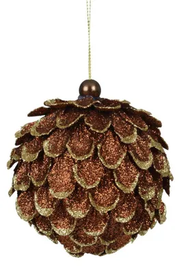 Productafbeelding van Kerstbal d8h bruin Decoris