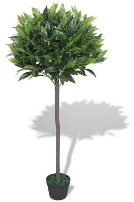 Immagine prodotto di Albero di alloro artificiale, altezza 125 cm, con vaso verde