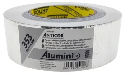 Obrázok produktu pre 1 rolka hliníkovej lepiacej pásky so zosilnenou sieťovinou 48 mm x 50 m