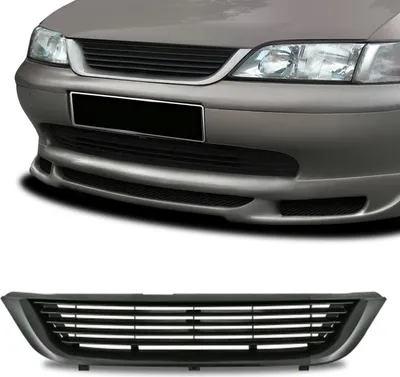 Zdjęcie produktu dla Kratka chłodnicy sportowa czarna bez emblematu do Opel Vectra B do roku produkcji -2.1999