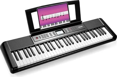 Produktbild von Elektronisches Keyboard - MLS-931 - 61 Tasten - Halbgewichtete Tasten - Integrierte Lautsprecher - Integriertes Metronom - Für Anfänger - Schwarz