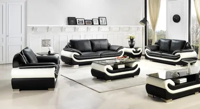 Produktbild von Sofagarnitur Couch Polster Sofa Set 3+2+1 Leder Couchen Sofas Garnitur Sitz T777