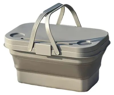 Productafbeelding van Grote Draagbare Picknickmand met Tafel