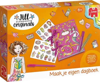 Produktbild von Jumbo Tagebuch Bastelset Jill Schirnhofer kreativ schreiben 8 Jahre