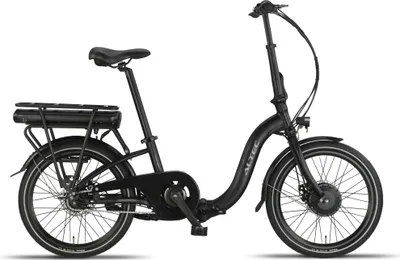 Produktbild von Altec Elektro-Faltrad Compact Vouwfiets 20 Zoll 39 cm Unisex 7G Hydraulisch Scheibenbremse Mattschwarz