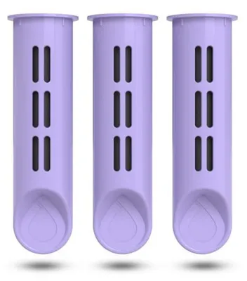 Zdjęcie produktu dla ZESTAW 3 Filtry do Butelki Filtrującej Dafi SOFT i SOLID Lavender