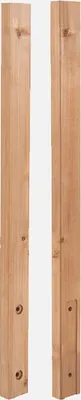 Immagine prodotto di MOKA - Semipalo terminale in legno di abeteColore legno di abeteFissaggio al pavimento