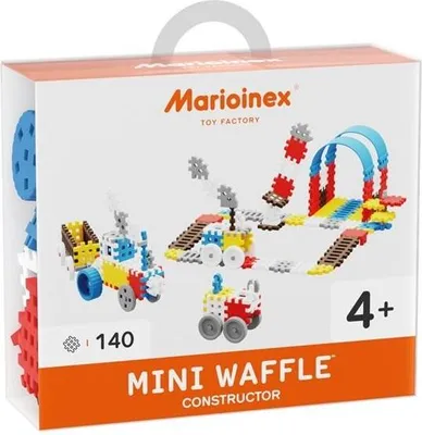 Zdjęcie produktu dla Mini Waffle 140 elementów Konstruktor Chłopiec