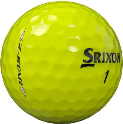 Image de Srixon Z-Star 9 Yellow Standard Offer 12 Balles de Golf