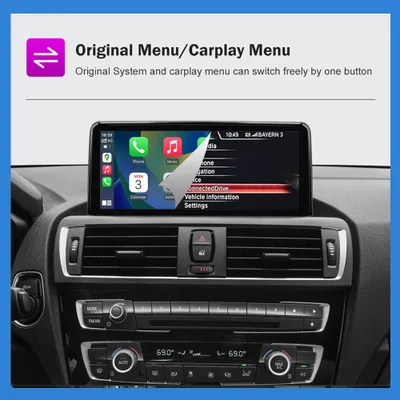 Productafbeelding van Autoradio 10.25 inch dubbel din - draadloze carplay - Linux systeem - touchscreen