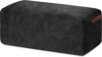 Produktbild von Green Bean® Indoor Sitzhocker Pouf 70x33x28cm EPS-Perlen Füllung & Cordstoff Kuschelig Weich Waschbar - Drinnen Bodenkissen Liegekissen Sitzkissen Sitzhocker Relax-Sessel Kinder Erwachsene Stoff Schwarz