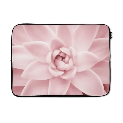 Produktbild von MuchoWow® Laptop Hülle 13 Zoll Blume - Rosa - Natur - Pflanze Laptoptasche - Laptophülle - Sleeve - Rundumschutz