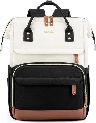 Produktbild von Famanu Laptoprucksack für Damen mit Fächern für 15,6 und 17,3 Zoll Laptops - Schulrucksack für Mädchen