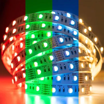 Zdjęcie produktu dla Taśma LED Pasek 12V 72W 300LED 5050 RGB + CB 12mm 5m